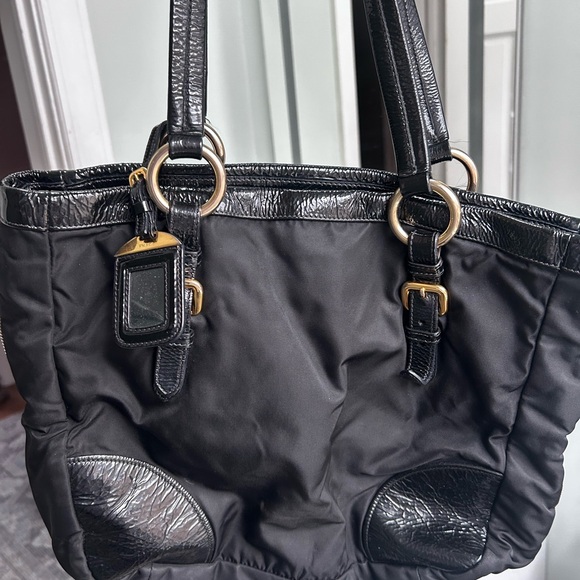 Prada Black Nylon Tote Bag - Picture 2 of 9